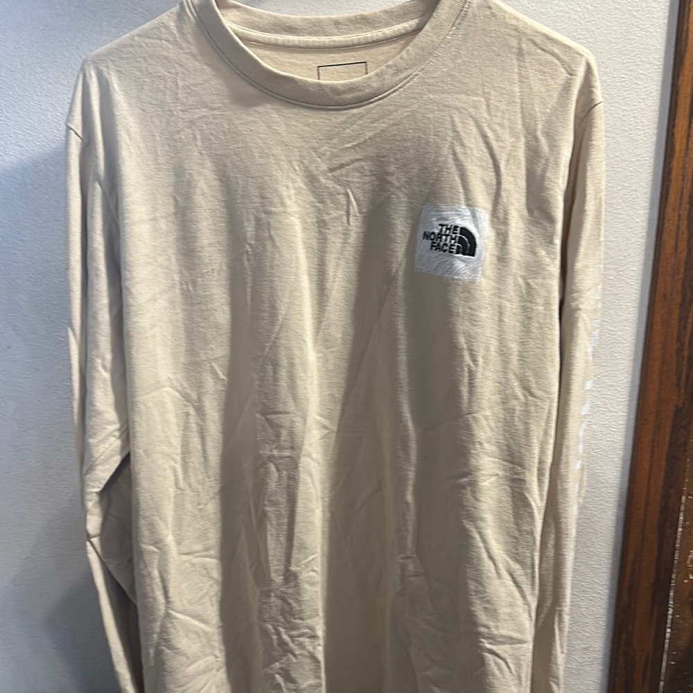 The North Face Men's Beige Long Sleeve Shirt